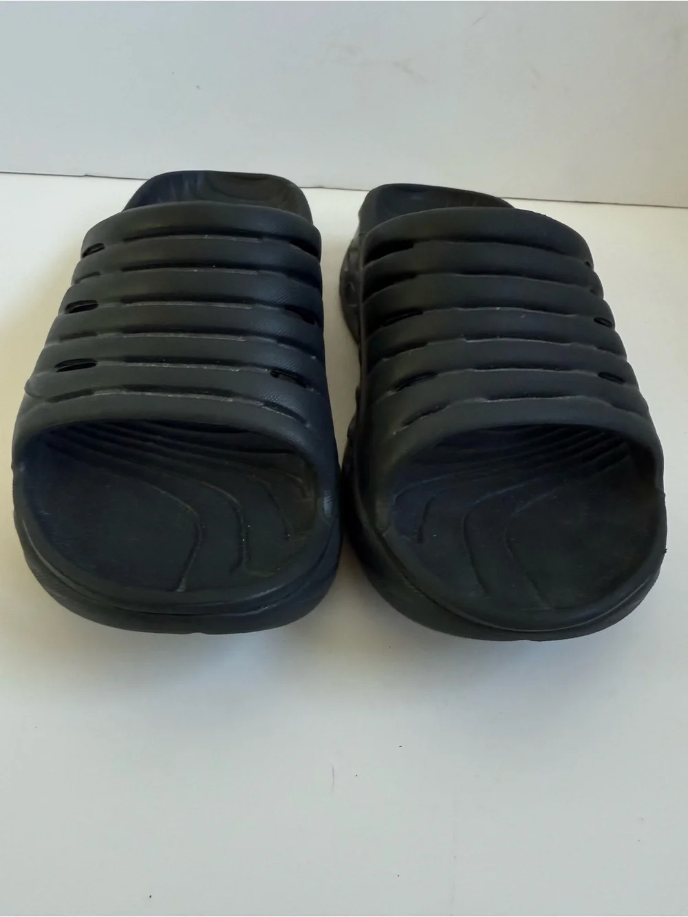 Hoka One One Black Ora Recovery Slides Comfort Sandal Women's 7 Black Running - Picture 4 of 6